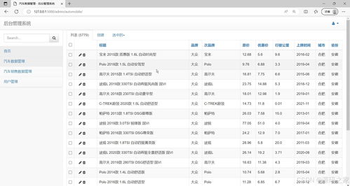 Python汽車(chē)銷(xiāo)售數(shù)據(jù)采集分析可視化系統(tǒng) 基于Flask框架的全流程解決方案